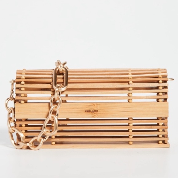 Cult Gaia Sylva Caged Bamboo Shoulder Bag - Picture 2 of 9